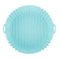 thumbnail image 4 of Fryer Silicone Liner Heat Resistant Elastic Washable Food Grade Reusable Fryer Basket for Cooking Blue, 4 of 12
