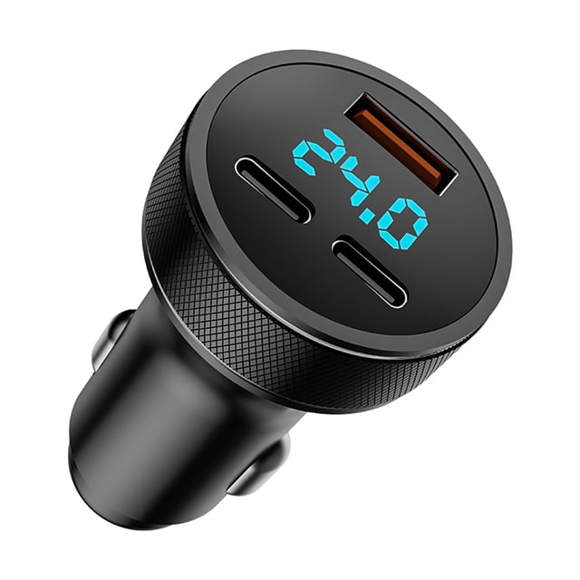 Methold Adaptador de teléfono para automóvil USB tipo C de compatibilidad universal: cargador de teléfono para automóvil conveniente y Teléfono y Comunicación