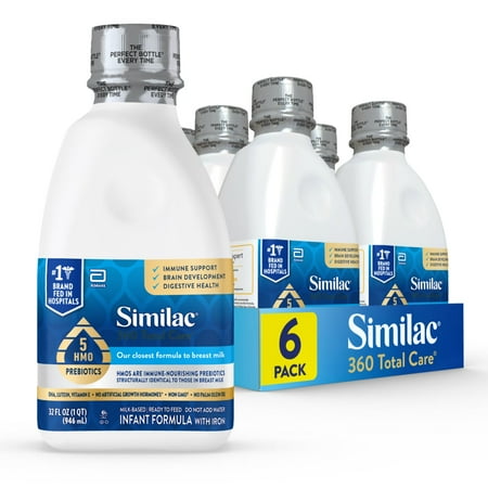 Similac 360 Total Care Infant Formula  Ready-to-Feed  32-fl-oz (Case of 6)