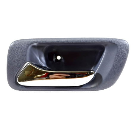 - PT Auto Warehouse HO-2580MJ-RL - Inner Interior Inside Door Handle, Blue (Lapis) Housing with Chrome Lever - Driver Side Rear