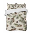 thumbnail image 2 of Quilts Twin XL Size, Sage Green Christmas Soft Comforter Bedding Set for Bed, Rustic Pine Cones Xmas Botanical Lightweight Quilted Bedspread with Pillow Cover(2 Pieces) for All Season, 68x98 Inch, 2 of 6