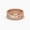 ROSE GOLD, variant on 18k Round Cut Moissanite Men's Eternity Ring