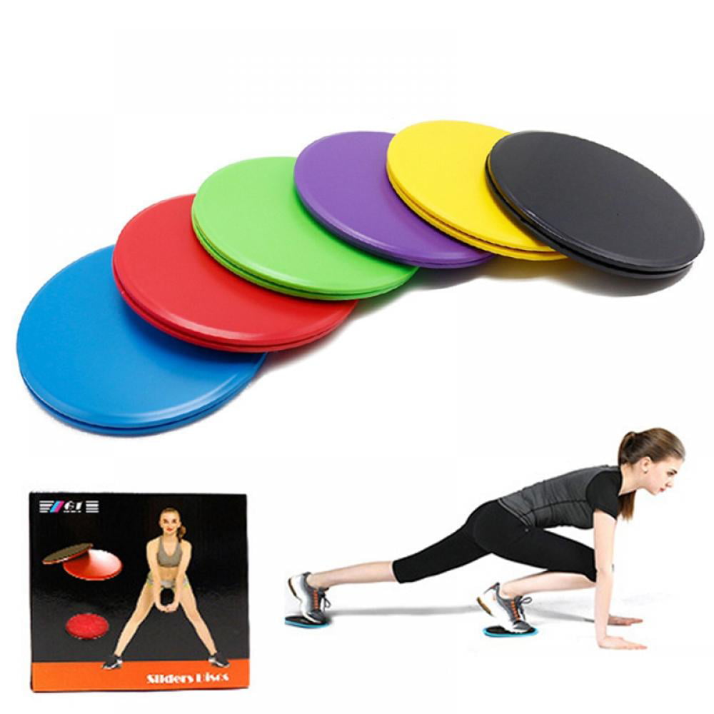 Core Sliders Power Gliding Discs Dual Sided Exercise Equipment for Abs Fitness 