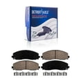thumbnail image 3 of Detroit Axle - Front and Rear 6pc Brake Pads Kit for Chrysler Town & Country Dodge Grand Caravan Journey Ram C/V VW Routan, 4 Ceramic Brake Pads Replacement, 3 of 7