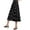 Black, variant on EINCcm Women Vintage Polka Dots Skirt High Waist Pleated Skirt Midi A-Line Business Casual Skirts with Pockets