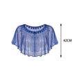 thumbnail image 7 of Sequin Shawl Women Shawl Wrap Casual Shawl Scarf Dresses Clothes Fashion Evening Blue, 7 of 7