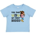 thumbnail image 3 of Inktastic Yes, this IS my First Rodeo- cowgirl in hat and boots Girls Baby T-Shirt, 3 of 5