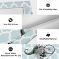 thumbnail image 6 of Morocco Blue Outdoor Rug for Patio/Deck/Porch, Non-Slip Large Area Rug 5 x 7 Ft, Cute Dinosaur Bike Vintage Indoor Outdoor Rugs Washable Area Rugs, Reversible Camping Rug Carpet Runner, 6 of 8