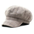 thumbnail image 4 of SikaFu New Retro British Style Beret Hat Lady In Autumn And Winter Casual Peaked Hats Beet Eight -Corner Hat Cross -Border Hat, 4 of 7