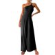 thumbnail image 1 of Ichuanyi Womens Swimsuits Clearance Women's Summer Slimming Straps One Shoulder Pleated High Waist Casual Wide Leg Pants Solid Jumpsuit Romper Ichuanyi Ichuanyi, 1 of 9