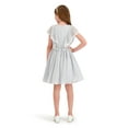 thumbnail image 4 of Kensie Girl Metallic Pleated Dress, Sizes 4-16, 4 of 7
