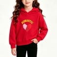 thumbnail image 7 of Bixock Toddler Girls Graphic Hoodies Long Sleeve Tops Crew Neck Pullover Tops Solid Color Print Casual Sweatshirt Warm Soft Windproof Daily Wear Girls Clothings, 7 of 7