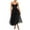 Black, variant on Summer Dresses For Women 2024 Casual V Neck Top Shirt Pullover Solid Color Comfortable Shirt Short Sleeve Loose Elegant Shirt Dress