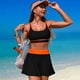 thumbnail image 1 of Tankini Bikini para mujer Aguas termales Falda deportiva de playa para mujer Traje de baño de dos piezas Traje de baño de dos piezas para mujer Trajes de baño tankini para mujer Traje de baño de 2 pie, 1 of 5
