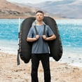 thumbnail image 3 of Portable Inflatable Fishing Boat Raft Backrest Adjustable Angle Within 130kg New, 3 of 20