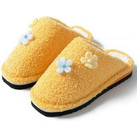 

bangyoudaoo Women Men Slippers Winter Warm Slippers Comfortable Memory Foam Slippers Non-slip Sole Indoor Outdoor