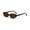Brown, variant on Oval Sunglasses UV Protection Retro Style Brown Lens Eyewear for Outdoor Cycling Driving and Daily Wear