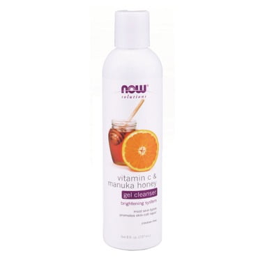 NOW Solutions Vitamin C & Manuka Honey Gel Cleanser