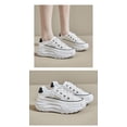 thumbnail image 4 of Summer Sneakers for Women,Sports Shoes Anti Slip with Thick Sole,Breathable Rise Stylish for Walking,Running,Shopping (White), 4 of 10