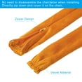 thumbnail image 5 of Uxcell 59.1 Inch Chandelier Chain Cover Chain Protective Sleeve Washable with Zipper Orange, 5 of 6