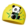 thumbnail image 1 of Child Boys Girls Caps Both Cute Panda Cartoon Caps Swimming Learning Swimming Caps Clothes Size One Size, 1 of 4