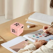 Cube Timer, Time, Kitchen Timer Kids Timer for ADHD Productivity Workout Flip Timer Classroom for StudyTime Countdown Management Settings