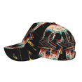 thumbnail image 2 of Lsque Glitch Screaming Skull Baseball Cap Trucker Low Profile Hat Golf Dad Hat Adjustable Original Classic Unconstructed Plain Cap Men Women, 2 of 9