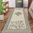 thumbnail image 2 of 2x6 FT Kitchen Runner Rugs Non Skid Washable, Faux Wool Rug Runners for Hallways Bathroom Carpet Runner, Soft Indoor Modern Floor Rug for Entryway Laundry Room, 2 of 11