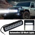 thumbnail image 4 of SGACAI Foco de trabajo para vehículos todoterreno de 6 LED, luz de circulación diurna, haz de inundación para Jeep, 4 of 6