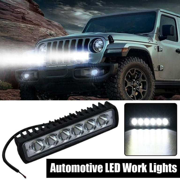 6 LED Offroad Car Work Light Daytime Running Spotlight Beam 6 LED Offroad Car Work Light Daytime Running Spotlight Beam