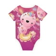 thumbnail image 6 of Sigee Cute Pink Axolotl A for Baby Unisex Baby Cotton Short-Sleeve Bodysuits Soft Cotton, Breathable-2 Years, 6 of 7