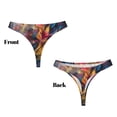 thumbnail image 3 of Fotbe Vibrant Rooster Painting Tanga Sin Costuras para Mujer con Estampado – Panties Invisibles, Transpirables y Cómodos para Uso Diario-Medium, 3 of 6