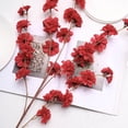 thumbnail image 2 of Efavormart 2 Branches - 42" Red Carnation Flower Spray, Silk Flower Bouquet - Perfect for Table, Banquet, Wedding, Office, Events, Centerpieces, Chairs, Arches, Backdrops, and Stage Decor, 2 of 11