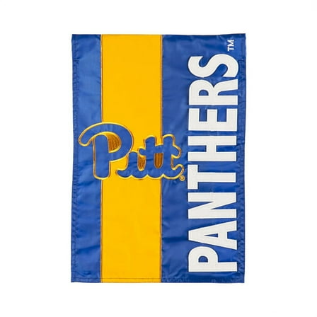 Evergreen Flag, University of Pittsburgh, Embellish GDN Flag, 18'' x 0.2'' inches