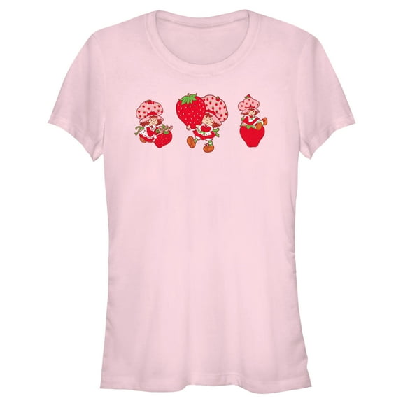 Junior's Strawberry Shortcake Sweet Berry Lineup Graphic T-Shirt