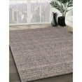 thumbnail image 2 of Ahgly Company Indoor Rectangle Mid-Century Modern Silver Pink Oriental Area Rugs, 7' x 9', 2 of 6