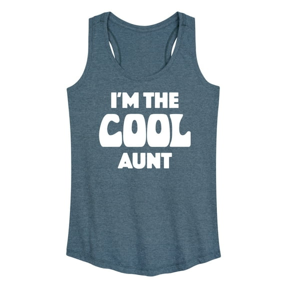 Instant Message - I'm The Cool Aunt - Women's Racerback Tank Top