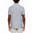 thumbnail image 2 of Ben Sherman mens  Psychedelic Hemlet Tech Jersey Sports Fit Polo Shirt, l, Gray, 2 of 3