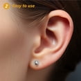 thumbnail image 5 of KAKOWELY earring backing 30pcs Earring Backs For Droopy Ears Clear Earring Backs Earring Backings For Droopy Ears Heavy Earring Support Backs Clear Earring Backs, 5 of 5