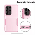 thumbnail image 5 of Samsung Galaxy S25 Plus Case,Sturdy Phone Case for Galaxy S25 Plus 2025 6.7 inch,Njjex Shockproof Protection Heavy Duty Armor Hard Plastic & Rubber Rugged Bumper 2-in-1 Case Cover-Pink, 5 of 6