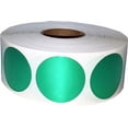 thumbnail image 1 of Autocollants Ronds Métalliques Verts à Pois 1 Pouce Pouce Rond Lot de 500, 1 of 1