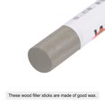 thumbnail image 3 of Uxcell Wood Wax Filler Stick, Furniture Repairing Crayon Touch Up Pen, Slight Ash Gray, 3 of 6