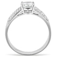 thumbnail image 3 of Luxe Jewelry Designs Women's Stainless Steel Engagement Ring with Cubic - Size 9 (Pack of 2), 3 of 4