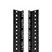 thumbnail image 2 of NavePoint 16U Vertical Rack Rail Pair DIY Kit with Hardware, Black, 2 of 3