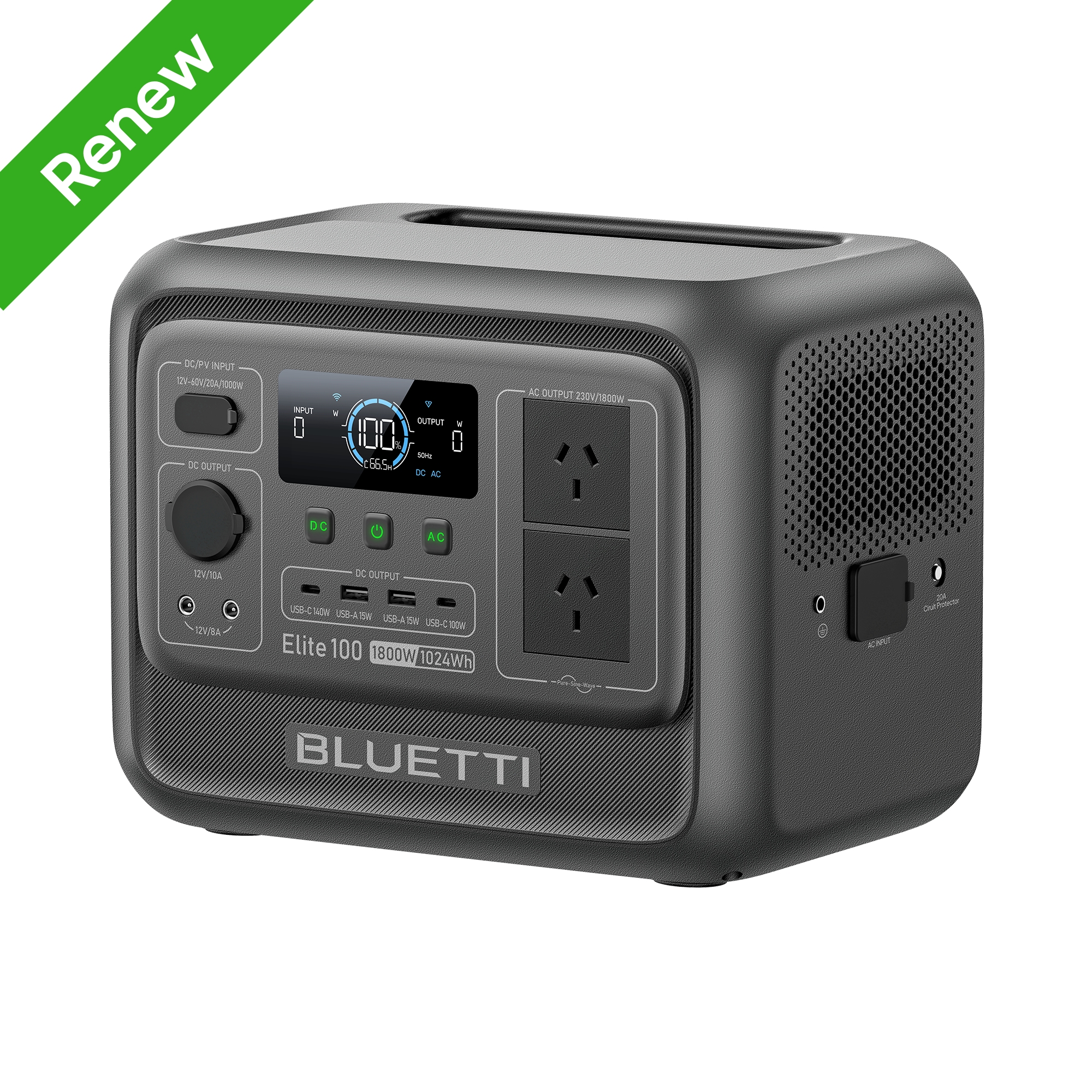 Batterie D'extension BLUETTI B210 - 2150Wh LiFePO4 - Ports USB-C 100W, USB-A - Compatible AC240/AC200L