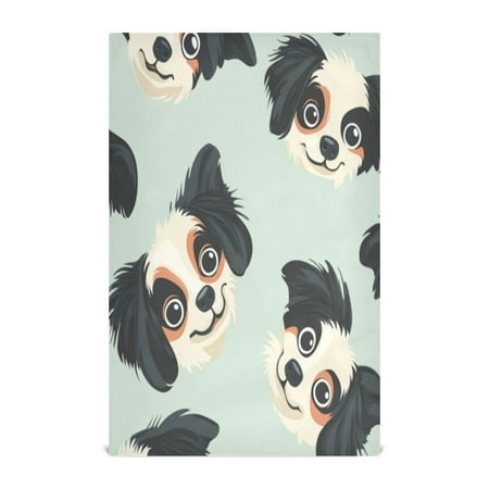 

Kitchen Towel 28x18 Inches x6，Plate Towel Decorative Towel Napkin Tea Towel Tea Towels For Kitchen Dish Cloths & Dish Towels Black Puppy Seamless