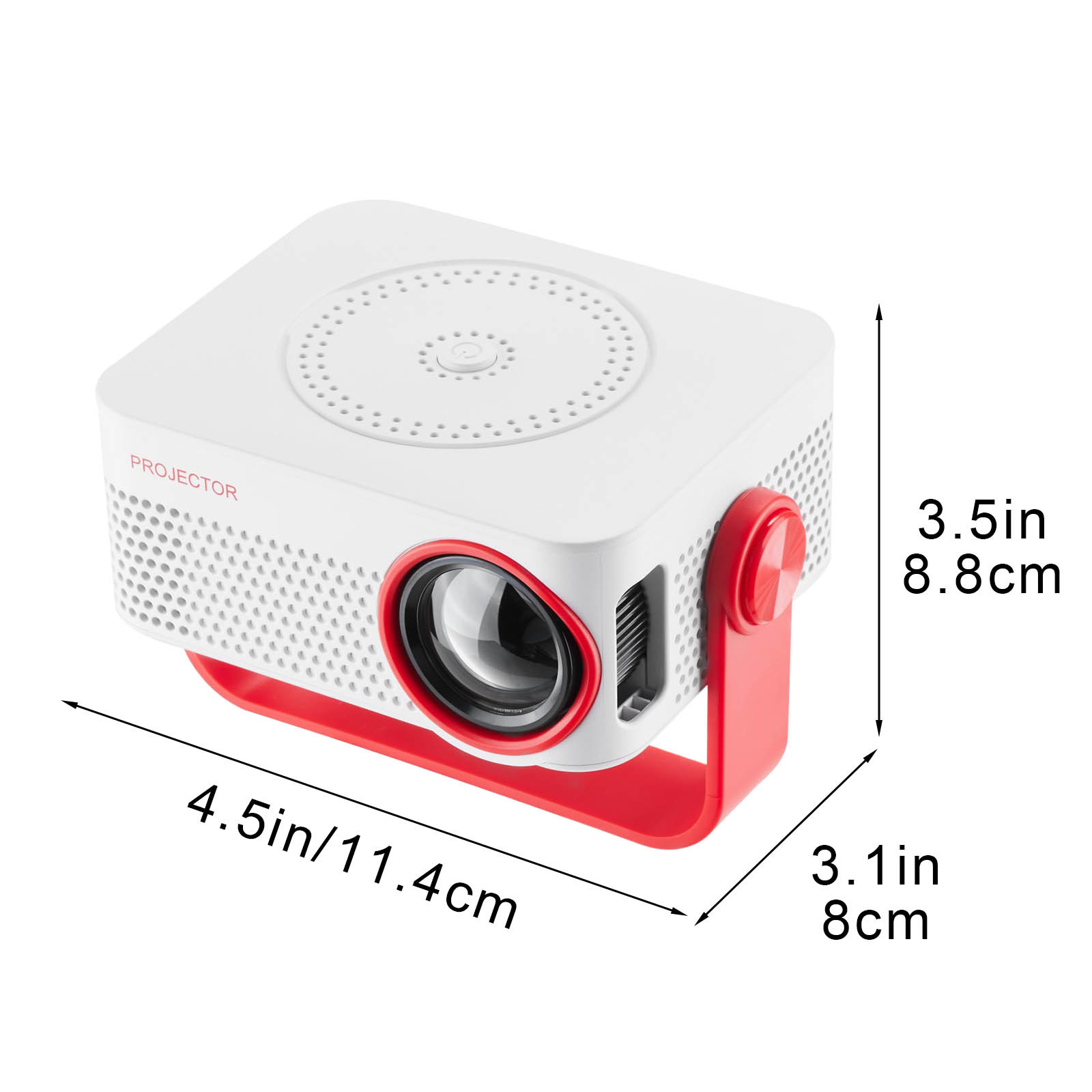 COM1950s Portable Projector,1080P Home Theater Projector with Bluetooth,Auto Focus,200 Inch Display,Compatible with Tv Stick,Smartphones,Hdmi and Usb for Indoor and Outdoor Use
