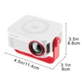 thumbnail image 3 of ToyKingdee Mini Projector, Portable Projector Upgraded Full HD 1080P Resolution, Smart Movie Projector with WiFi,180° Rotatable Stand, 3 of 8