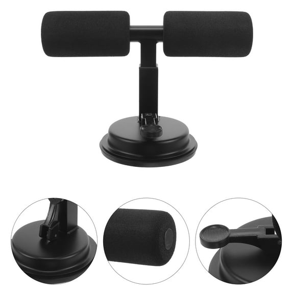 Raindrops FRCOLOR Ergonomic 1 Set Ab Training Bar for Sit Up Exercise with Floor Support for Push Ups Workout