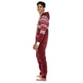 thumbnail image 5 of Men One Piece Non Footed Printed Pajamas, Adult Sleepwear with Hood Unisex Playsuit, 5 of 6